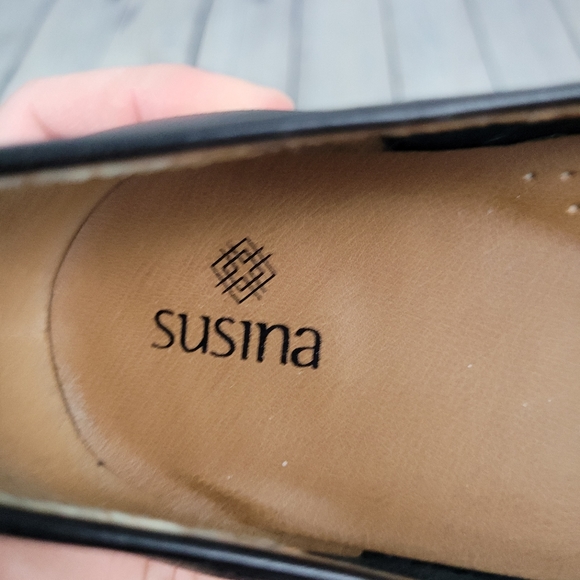 SUSINA | Kellen leather slipon loafer shoes - Picture 9 of 10
